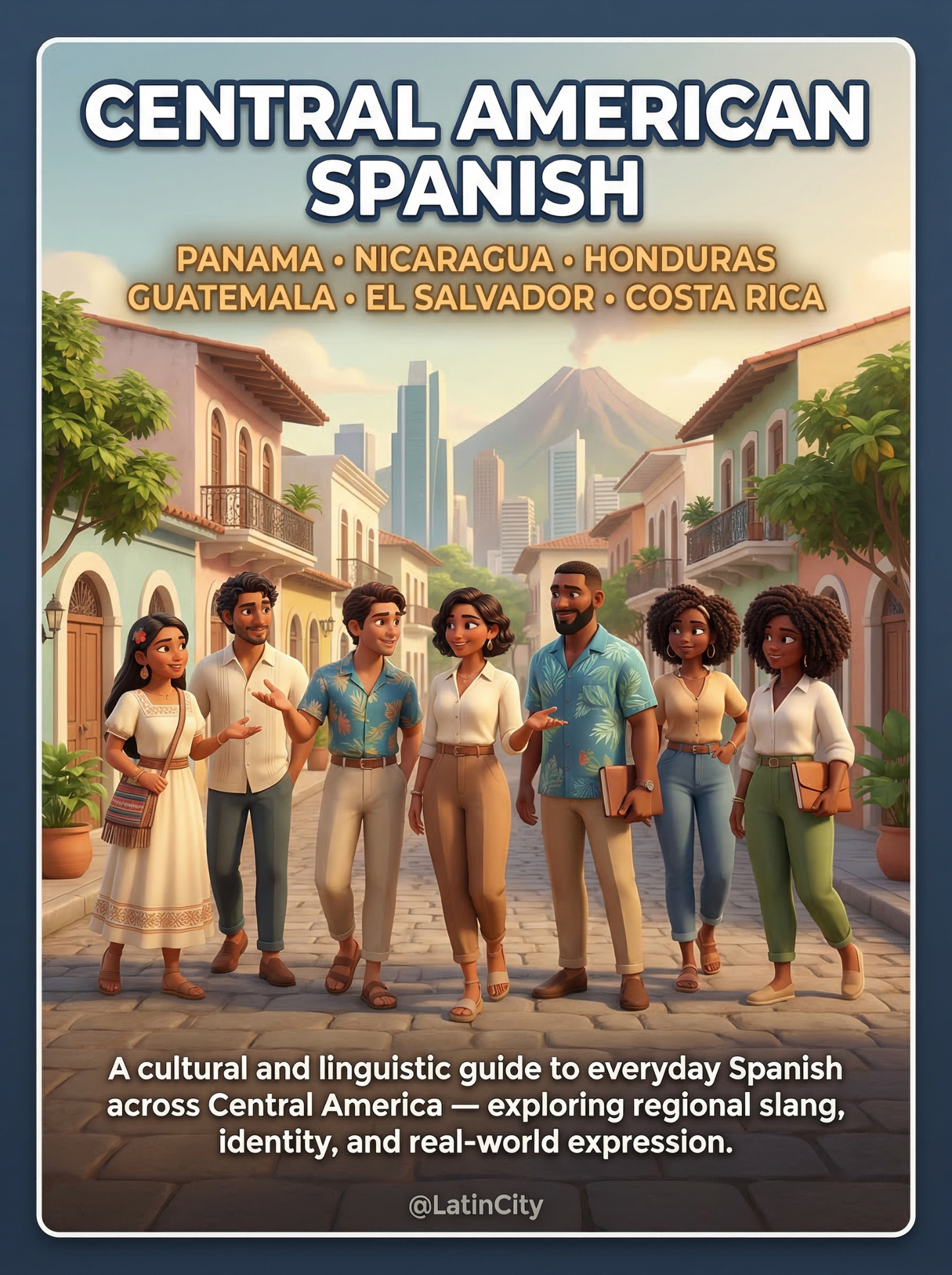 Central American Spanish: 300 Words & Phrases Illustrated (Digital eBook)
